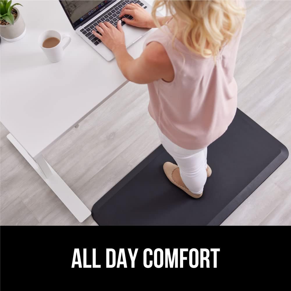 Gorilla Grip – Tapete acolchado antifatiga para cocina y más, grueso y ergonómico, cubierta impermeable resistente a los arañazos, de espuma,