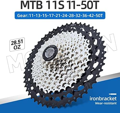VG SPORTS 11 Speed Cassette 11-28T11-32T11-34T11-36T11-40T11-42T11-46T11-50T Bicycle Cassette Fit for Mountain BikeRoad Bike Cassette Compatible