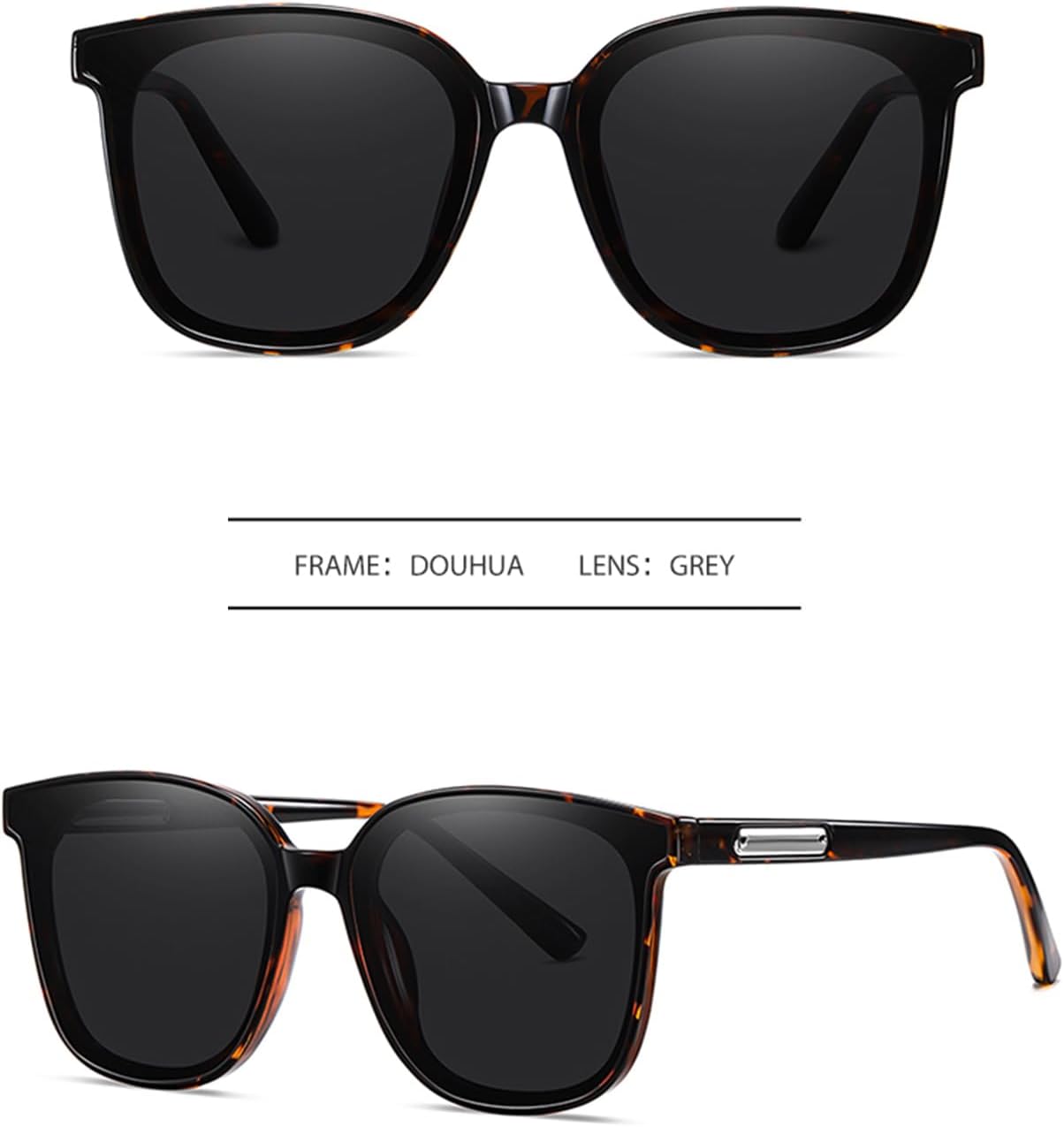 Gafas de sol miopía para hombres y mujeres, gafas de miopía para distancia, gafas de sol con marco TR90