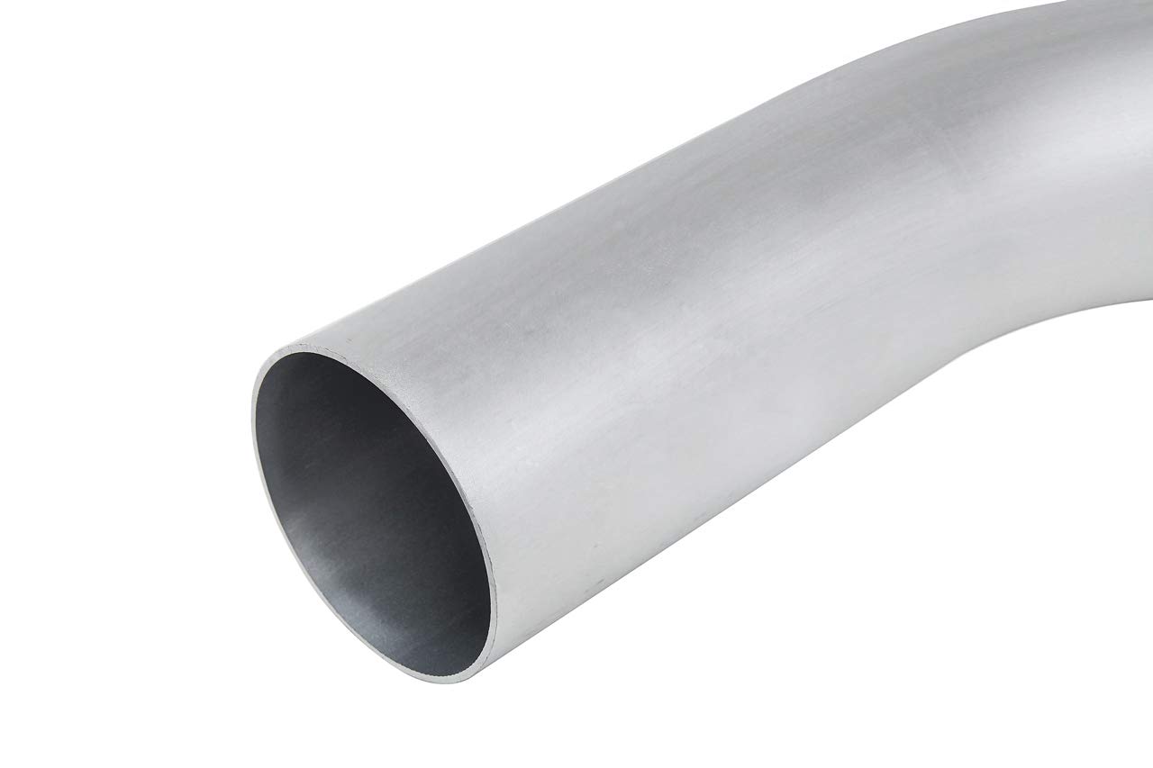 HPS Performance AT90-075-CLR-2 6061 T6 Tubería de tubo de codo de aluminio, calibre 16, curva de 90 grados, diámetro exterior de 0.75 pulgadas,