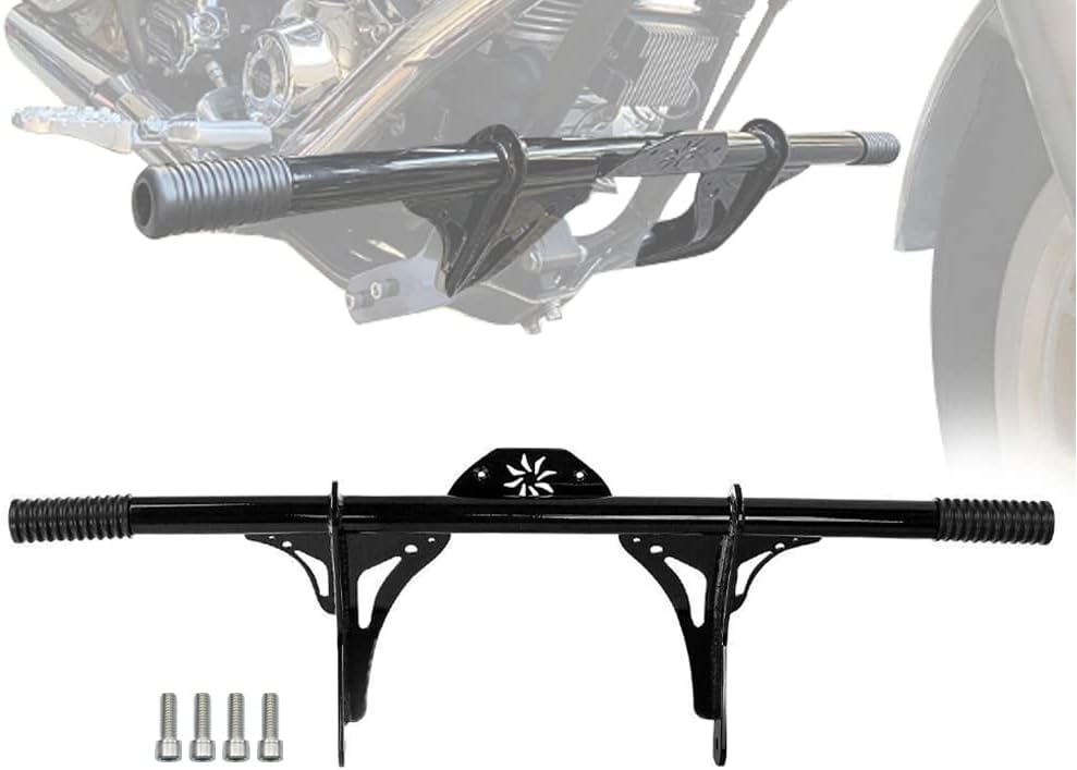 WOWTK Highway Peg Crash Bar Protector de motor para Harley Dyna Street Bob FXDBI Fat Bob FXDF Low Rider FXDLI Wide Glide FXDWGI 2006-2017 Modelos