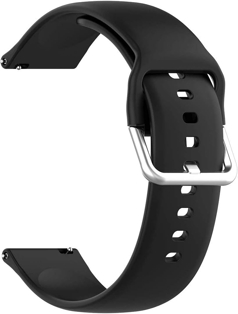 ECSEM – Correa de reloj inteligente compatible con Popglory P22, correa de repuesto ajustable de silicona transpirable, correa deportiva para