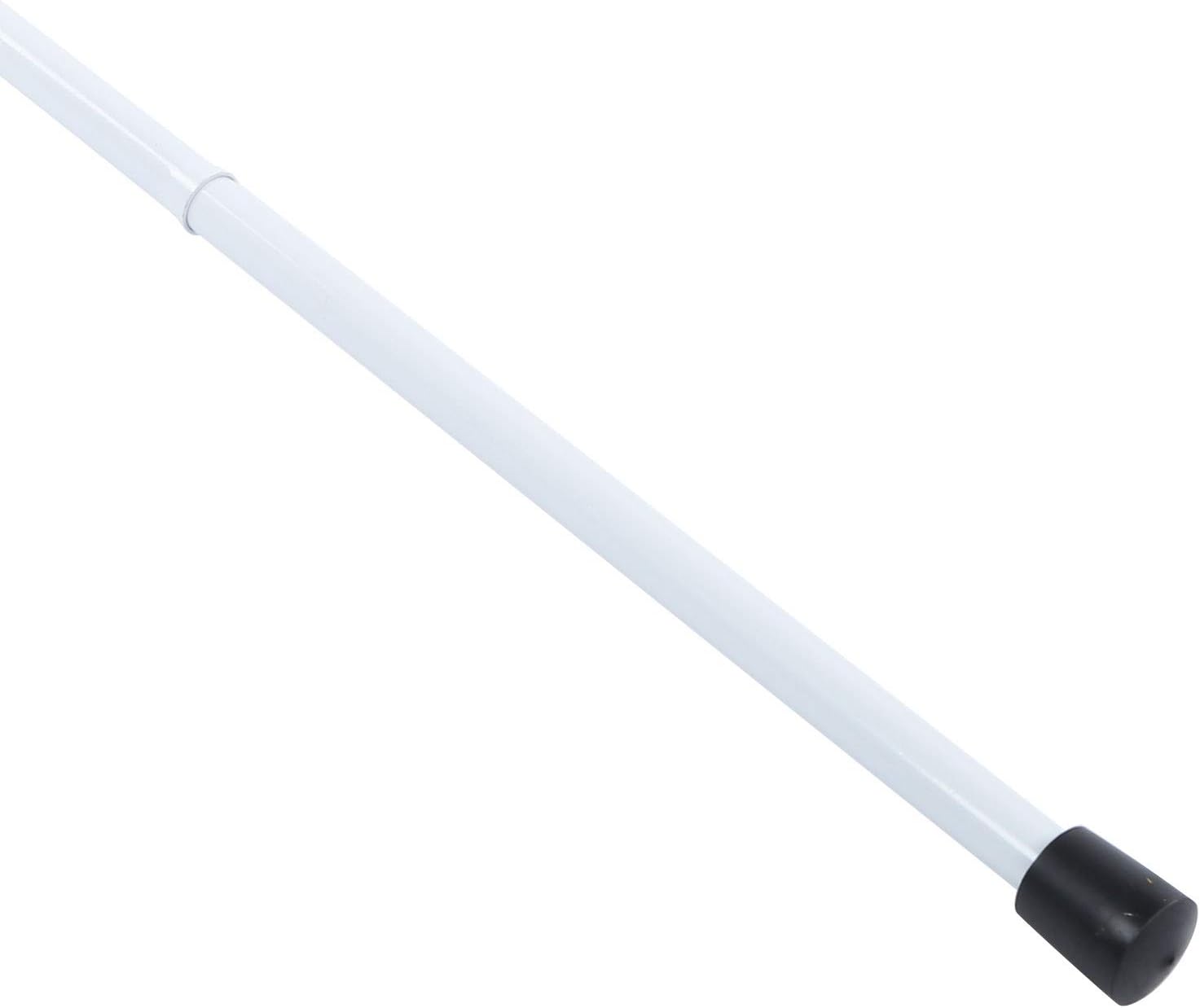 Bastón blanco para ceguera, bastones blancos para ciegos, bastón plegable reflectante blanco y rojo para personas con discapacidad visual ciega