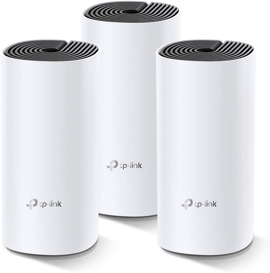 TP-Link Deco HC4 AC1200 Sistema Wi-Fi de malla para todo el hogar, paquete de 3 unidades, color blanco