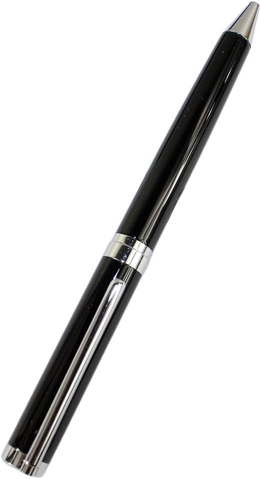 Gullor 056 bolígrafo con clip plateado – negro