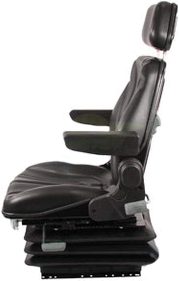 RAParts F10M200 – Asiento mecánico negro para John Deere para JD Tractor RT95 6060 6080 7000 +