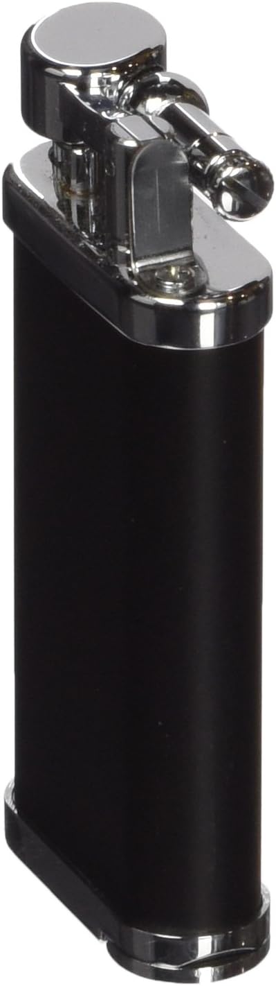 Encendedor de tubo negro y cromado Old Boy