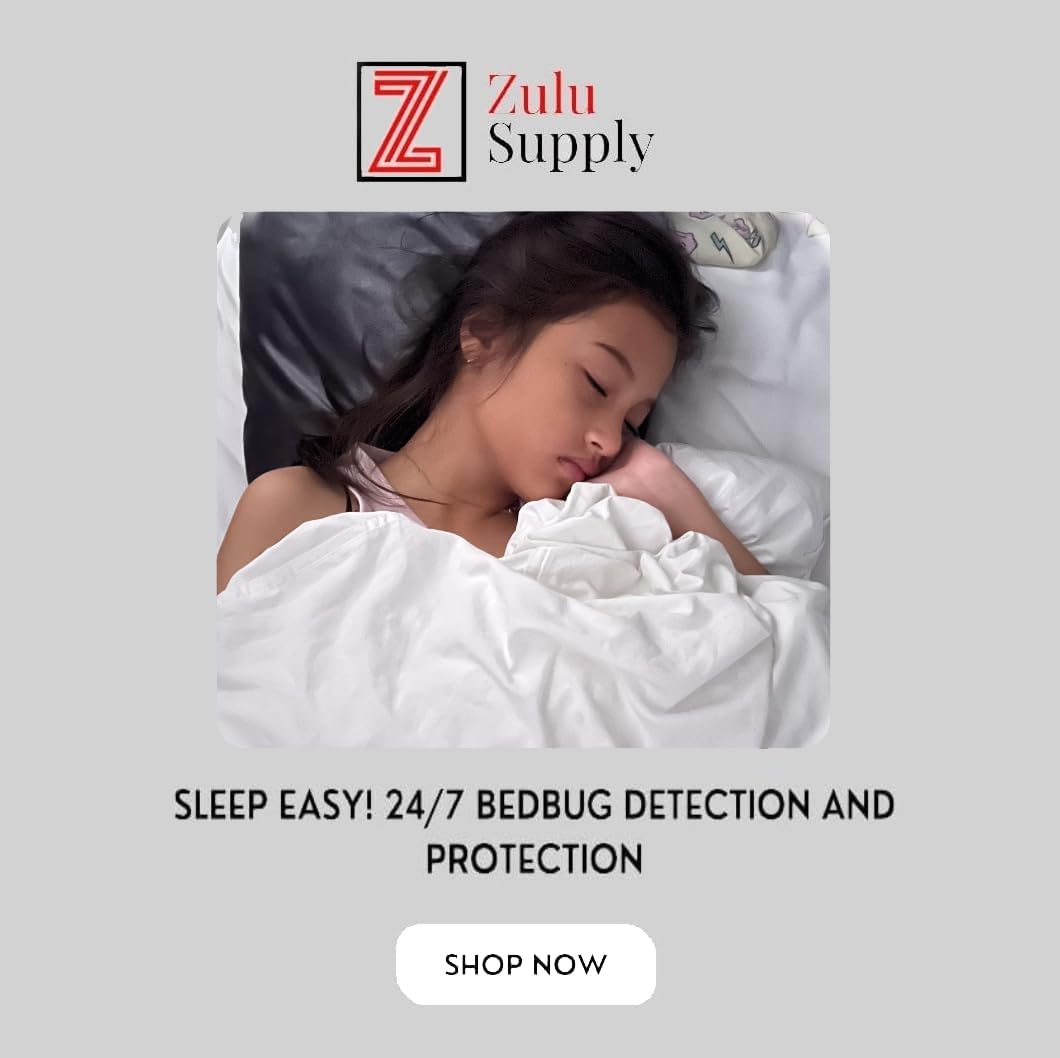 Zulu Supply – Interceptores de insectos de cama, trampas, paquete de 8, monitor de chinches, detector de insectos para patas de cama o muebles