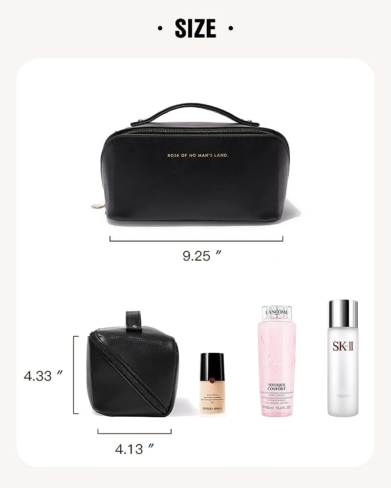 Bolsa de viaje de maquillaje cosmética, Negro -, Moda