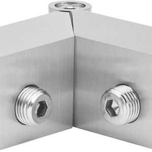 Funda ajustable de acero inoxidable de 90-180 grados de vidrio a vidrio de grado 316 sobre abrazadera de puerta de ducha para grosor de vidrio de 14 Funda ajustable de acero inoxidable de 90-180 grados de vidrio a vidrio de grado 316 sobre abrazadera de puerta de ducha para grosor de vidrio de 14