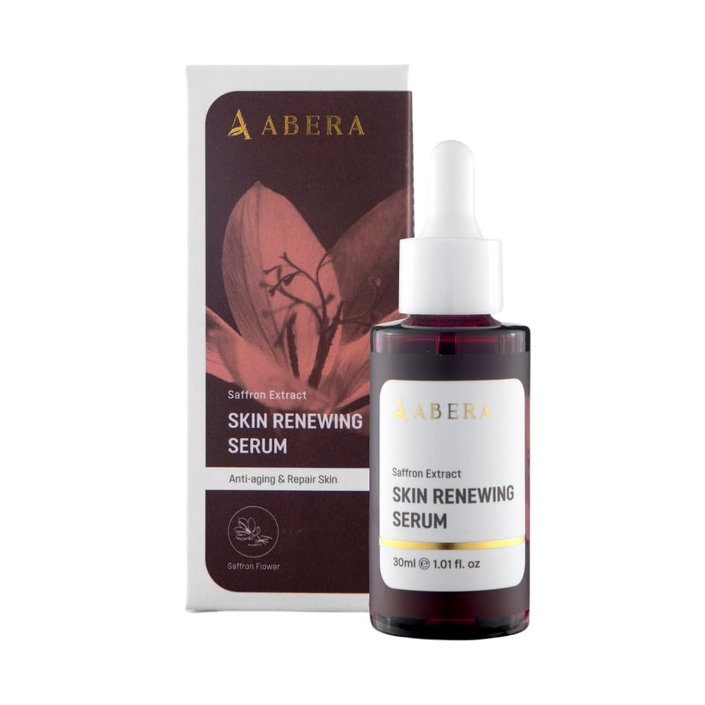 ABERA Suero renovador de la piel para la cara, suero antienvejecimiento para líneas finas y arrugas, suero hidratante para rellenar y reparar la
