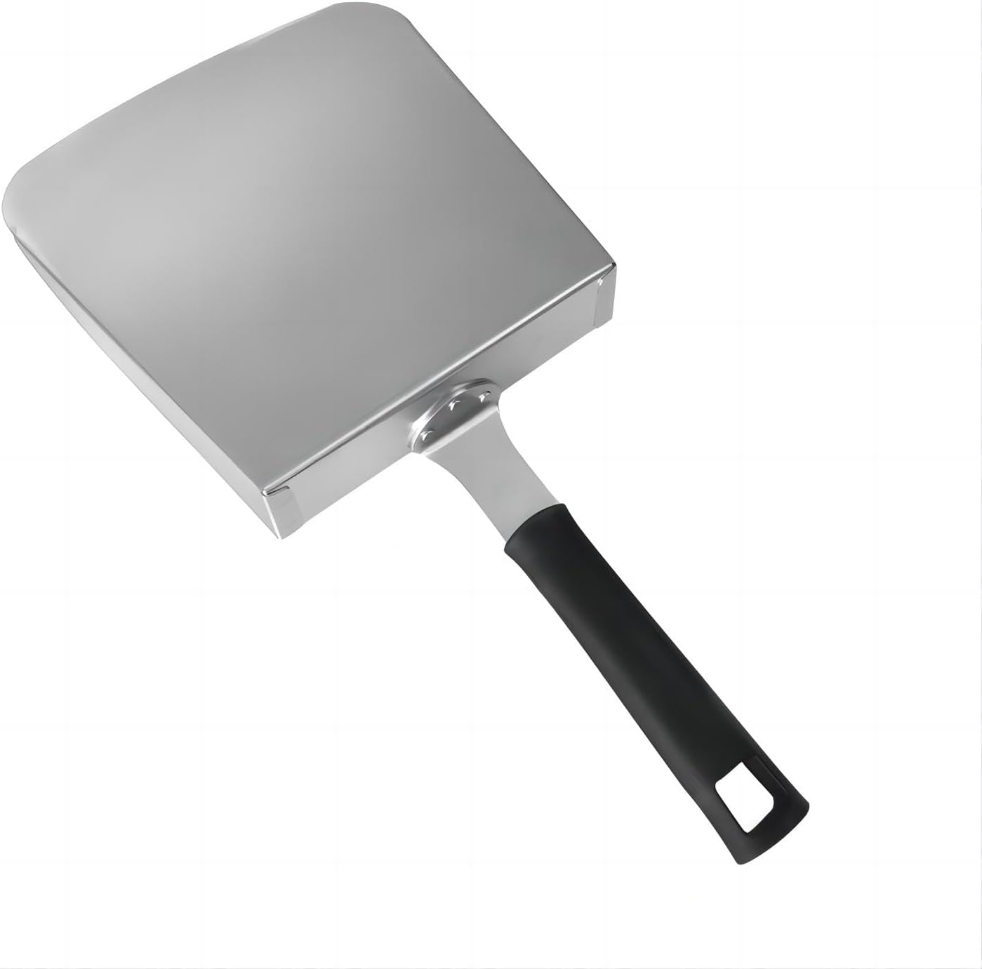 Cuchara grande para cocinar tipo Hibachi. Pala de comida de acero inoxidable para huevos revueltos y arroz frito. Mover de alimentos para parrilla