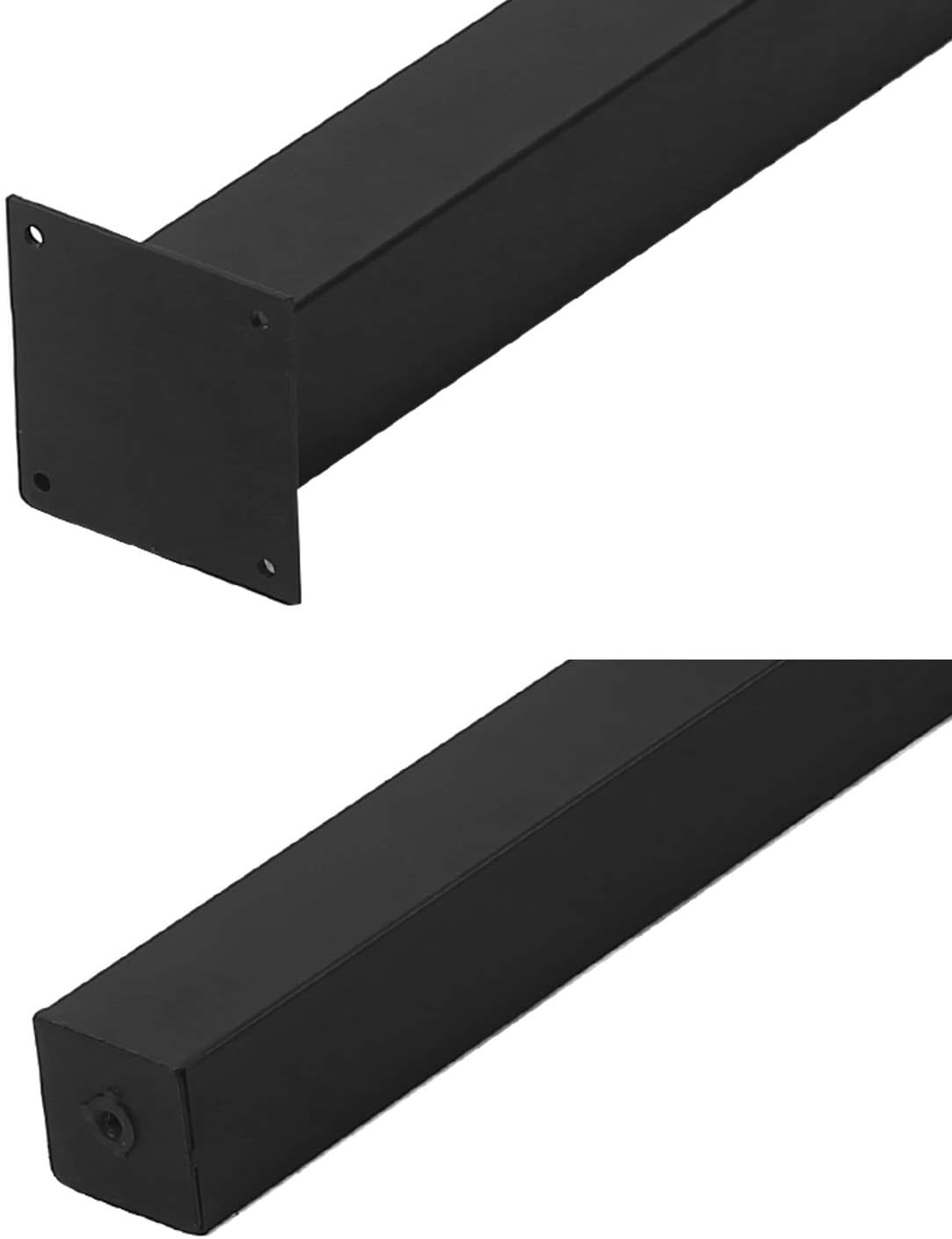MBQQ Furniture Legs H28 – Patas rústicas para mesa, patas de escritorio de metal resistente, patas de mesa de comedor, juego de 4 patas de hierro