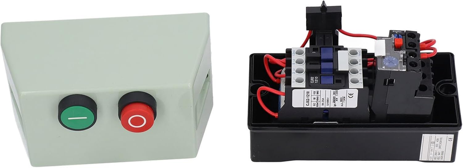 Arrancador de motor eléctrico magnético Motor trifásico Motor de arranque Interruptores de motor eléctrico 7.5HP 380V400V Interruptor de control de
