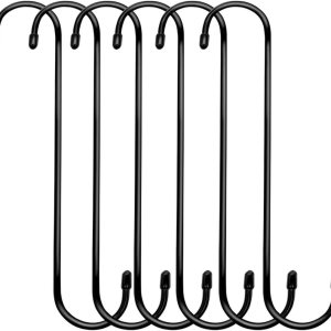 Paquete de 6 ganchos para plantas de 10 pulgadas, color negro, ganchos grandes para plantas, cestas colgantes, flores, pérgola, jardín, patio, Paquete de 6 ganchos para plantas de 10 pulgadas, color negro, ganchos grandes para plantas, cestas colgantes, flores, pérgola, jardín, patio,