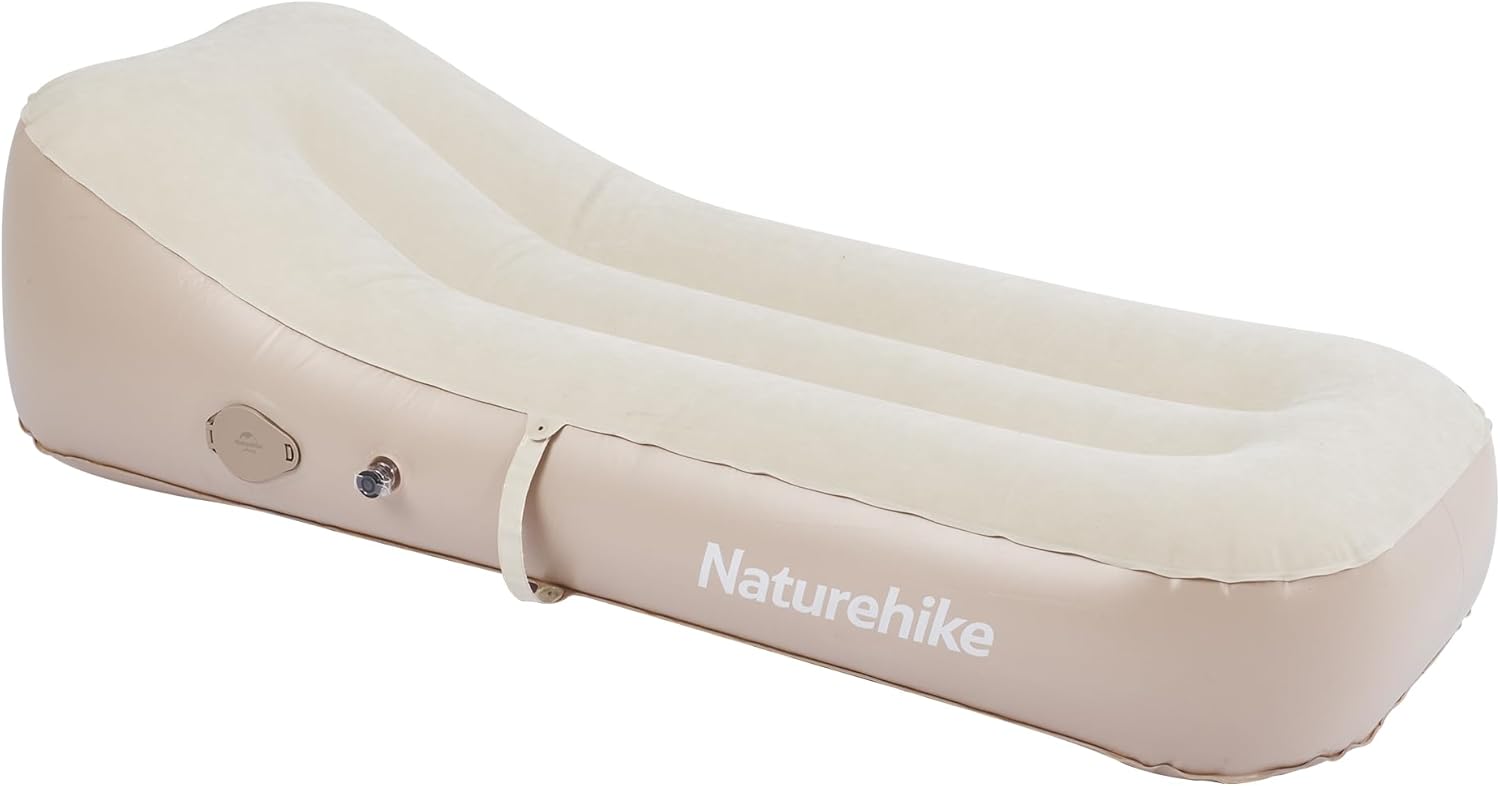 Naturehike Sofá de aire autoinflable, tumbona inflable, sofá inflable, sofá con colchón de aire, para campamento de lujo, senderismo, picnic, tienda