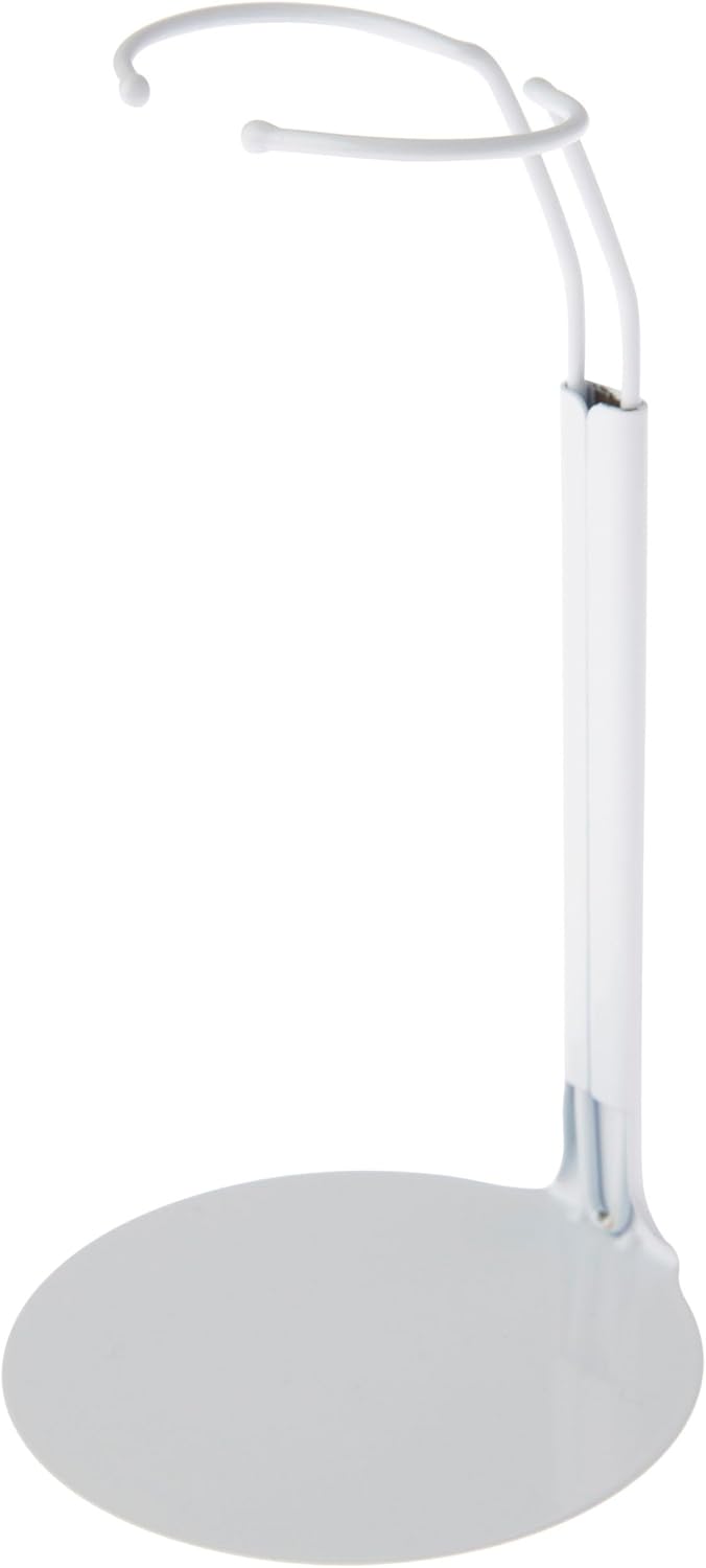 Plymor DSP-5175W – Soporte para muñecas ajustable blanco, se adapta a muñecas o figuras de acción de 10, 11 y 12 pulgadas, la cintura es de 1.75 a