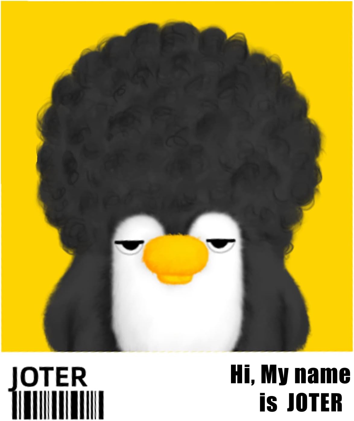 JOTER & LIBEAR Peluche de pingüino de peluche, peluche de Muppet, regalos de cumpleaños para niños y niñas de 8 pulgadas