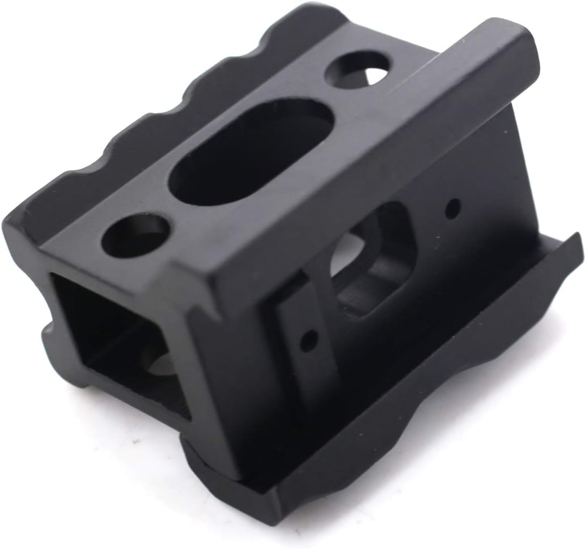 2 PCS Super Slim Picatinny Riser Mount 1″ Alto 3 ranuras MT Picatinny Rails para puntos rojos
