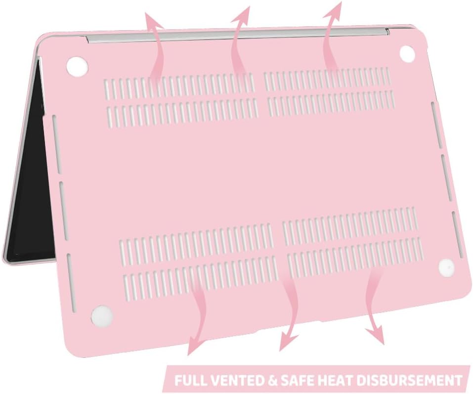 Anban Funda compatible con MacBook Pro de 13 pulgadas 2024 2023 M2, 2022-2016 M1 A2338 A2251 A2289 A2159 A1989 A1708 A1706, carcasa rígida de