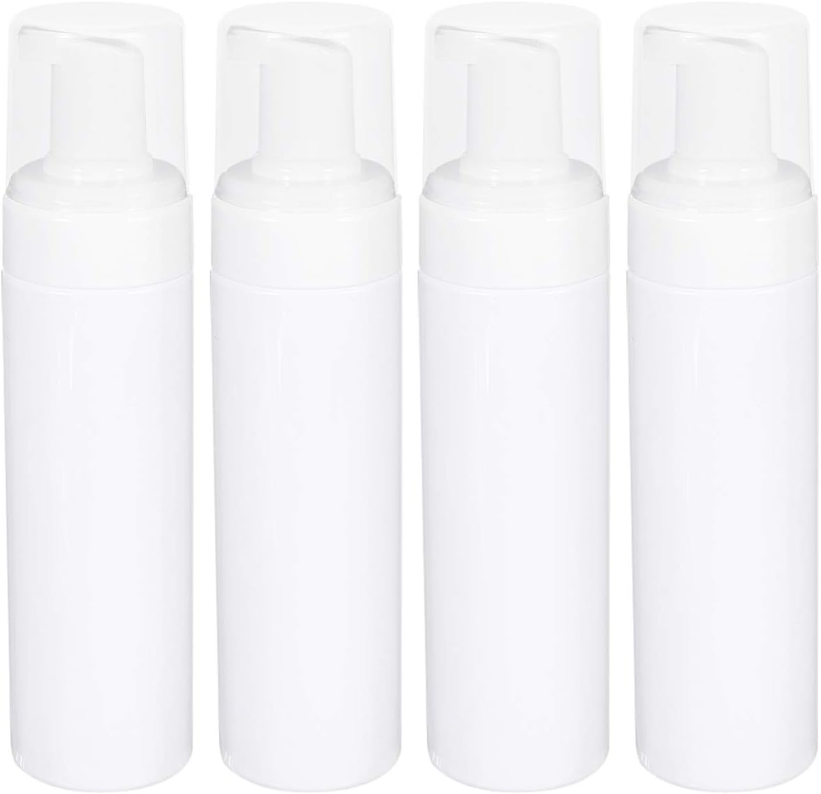 Exceart Botella de jabón de viaje vacía de plástico Mini dispensador de jabón de espuma botella líquida para limpieza champú de viaje 6.8 fl oz