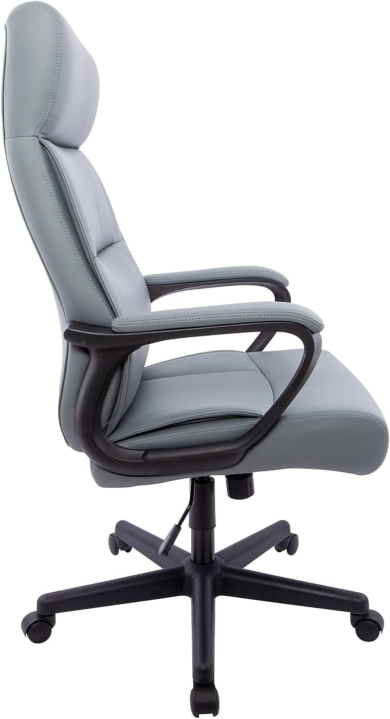 STAPLES Rutherford Luxura – Silla de gerente, gris, paquete de 2 (58677Vvs)