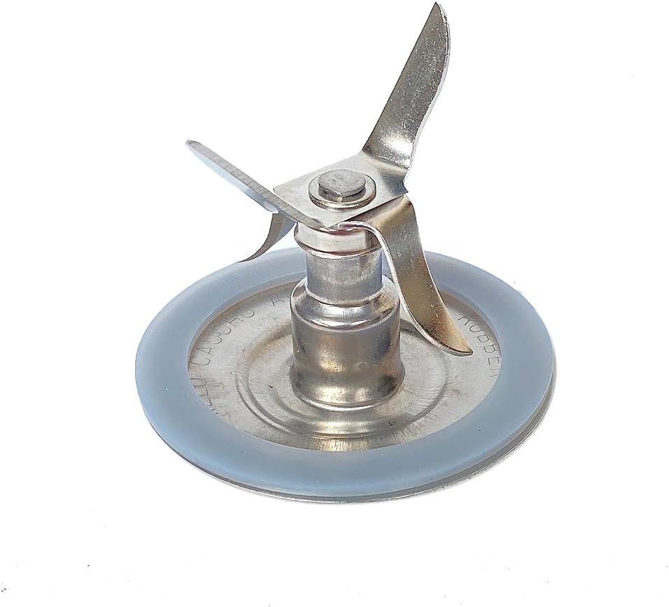 Piezas de repuesto Conjunto de tarro de vidrio de 6 tazas con cuchilla, junta, tapa inferior, tapa. Compatible con licuadoras Oster