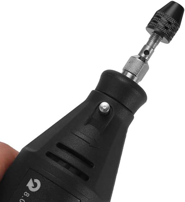 Mesee 2 unidades de mini taladro de mandíbula sin llave, adaptador de portabrocas de cambio rápido, mini herramienta de conversión de pinza de