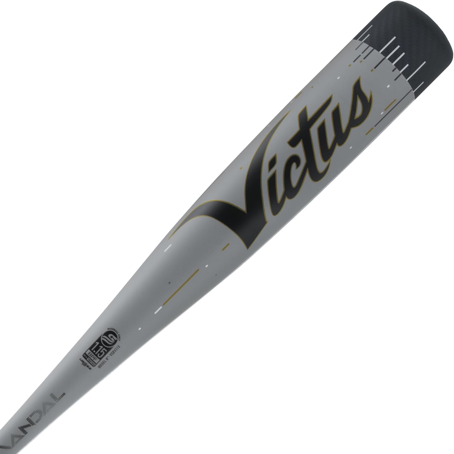 Victus Vandal Lev 3 USSSA Senior League Bate de béisbol de metal, barril de 2 34 pulgadas, (-5, -8 y -10)