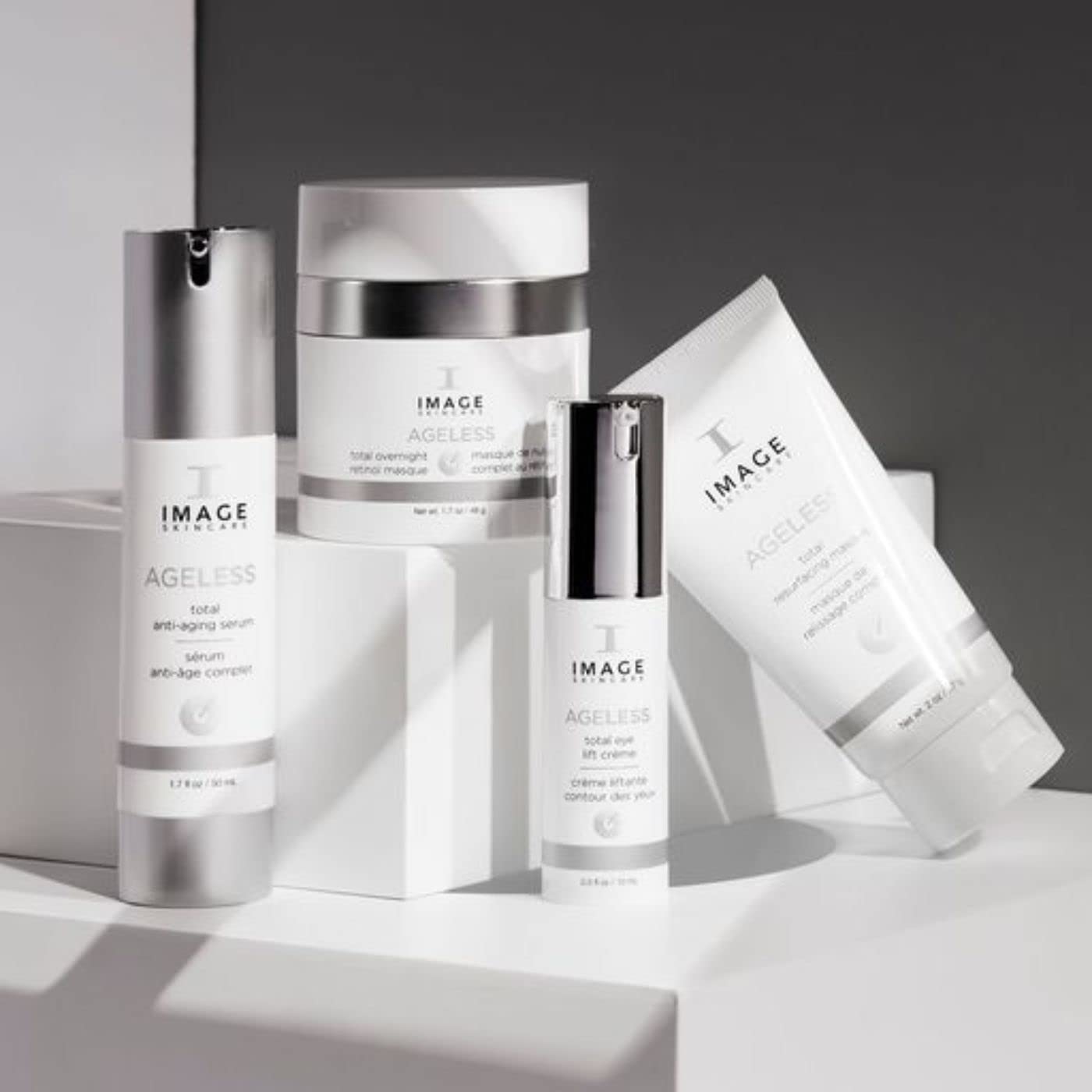 IMAGE Skincare, AGELESS Total Eye Lift Crème, debajo del círculo ocular, bolsas y rescate de arrugas, 0.5 onzas