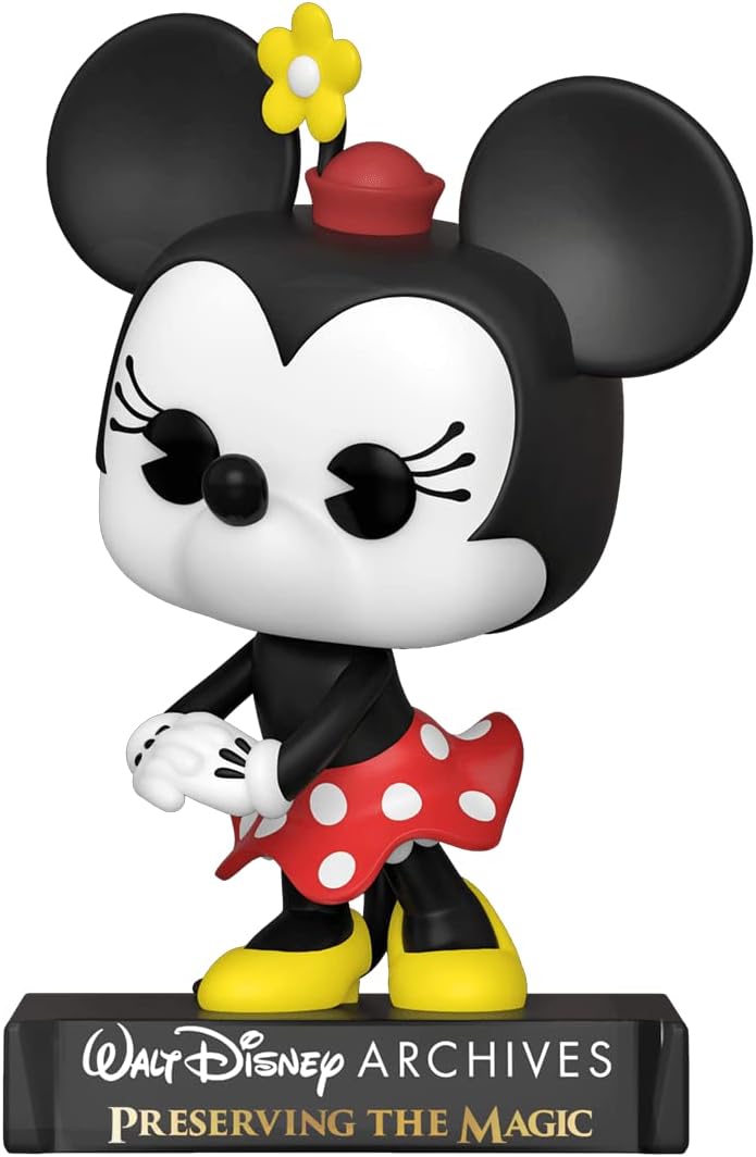 Funko Pop! Minnie Disney Archives Set de 5 – Princesa Minnie (1938), Minnie (2013), On Ice (1935), Plane Crazy (1928) y Totally Minnie (1988)