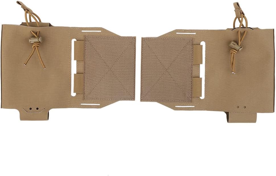 Bolsa de extensión táctica Cummerbund Universal Side Magazine Holster Pouch para chaleco táctico con panel de gancho y bucle, rápido fijado y fijo