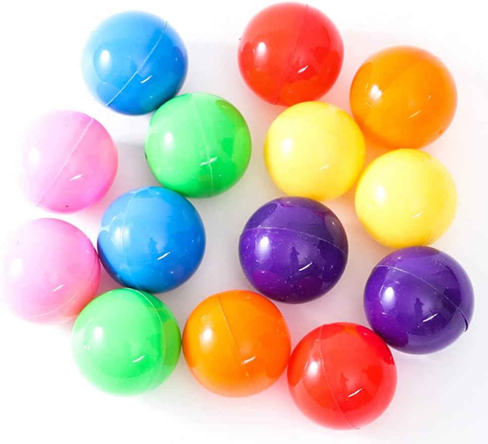 Vaguelly 100 bolas de pingpong de colores, bolas de bingo, bolas numeradas para decoración del hogar, juguetes para niños, bola de caramelo en