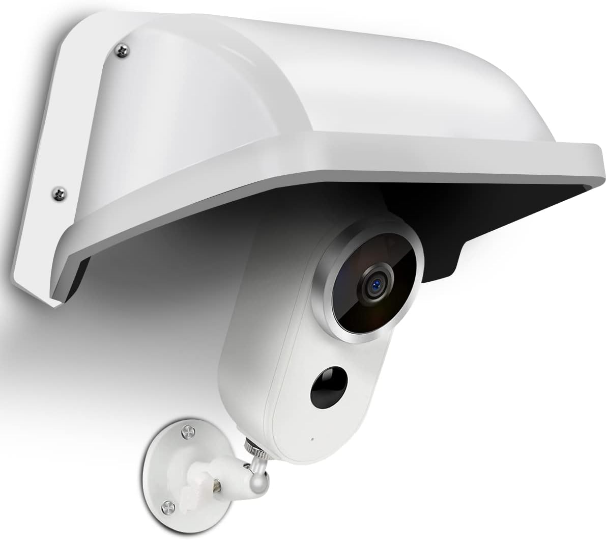 WEILAILIFE Funda universal para cámara para exteriores, plástico ABS resistente a la intemperie, pantalla de seguridad para domo, bala, cámaras