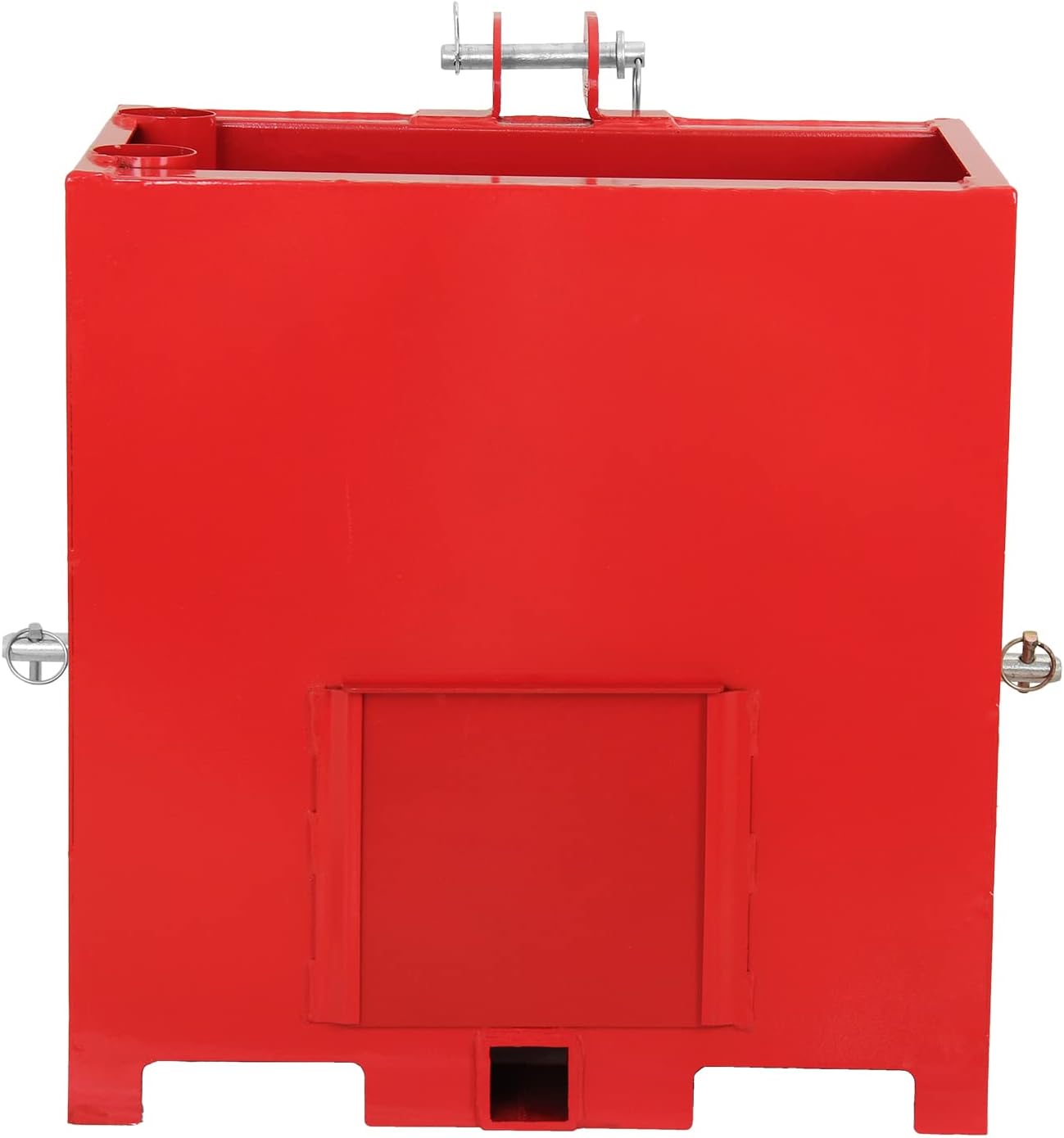 Caja de balasto de 3 puntos, capacidad de 800 libras, se adapta al accesorio de tractor de categoría 1, receptor de enganche estándar de 2 pulgadas
