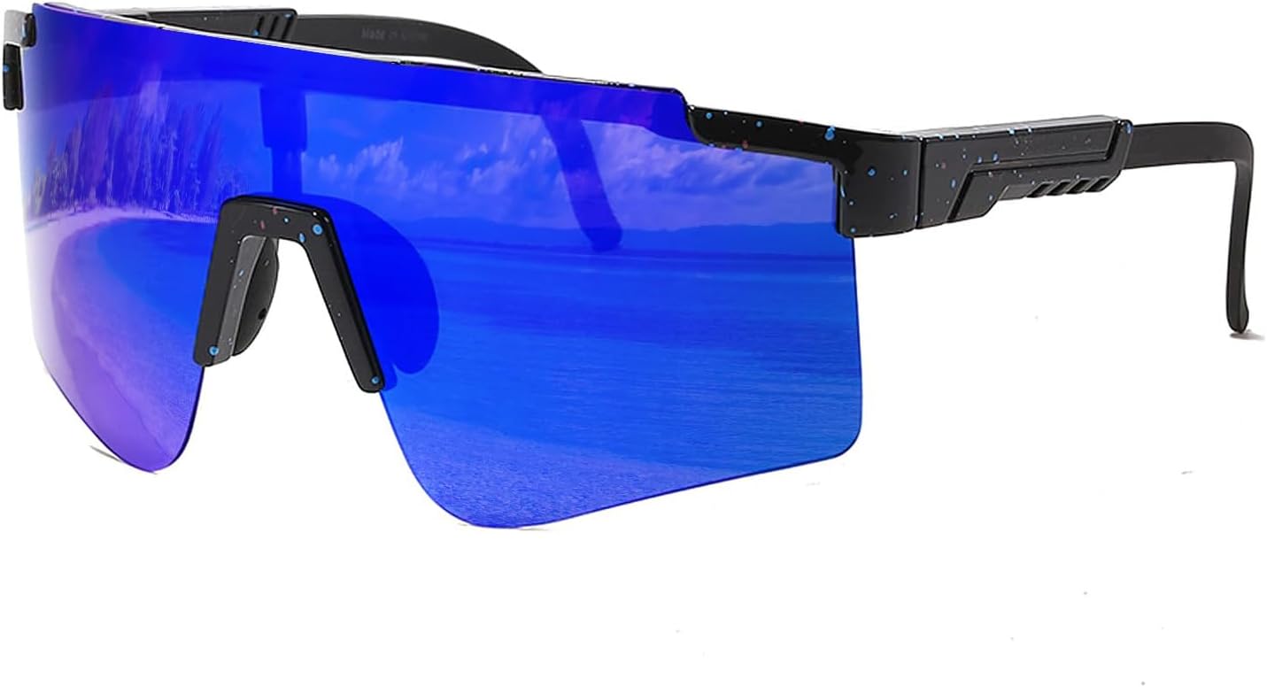 Douide Lentes de sol deportivos elegantes para mujeres, jóvenes y hombres, montura Vipers TR90, ideal para ciclismo, pesca, esquí, béisbol