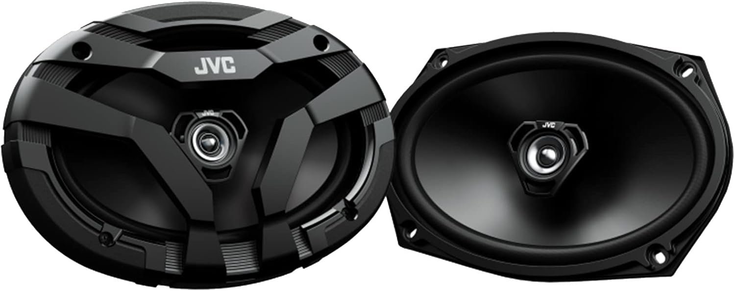 (2) JVC CS-DF620 300w 6.5 pulgadas + (2) altavoces coaxiales de audio para automóvil CS-DF6920 400w 6×9 pulgadas