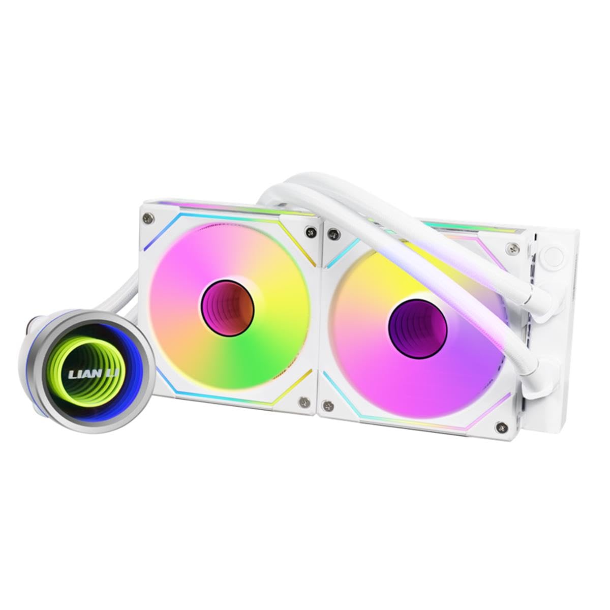 Lian-Li Galahad II Trinity SL-INF 9.449 in All-In-One ARGB Enfriador líquido para CPU – Blanco