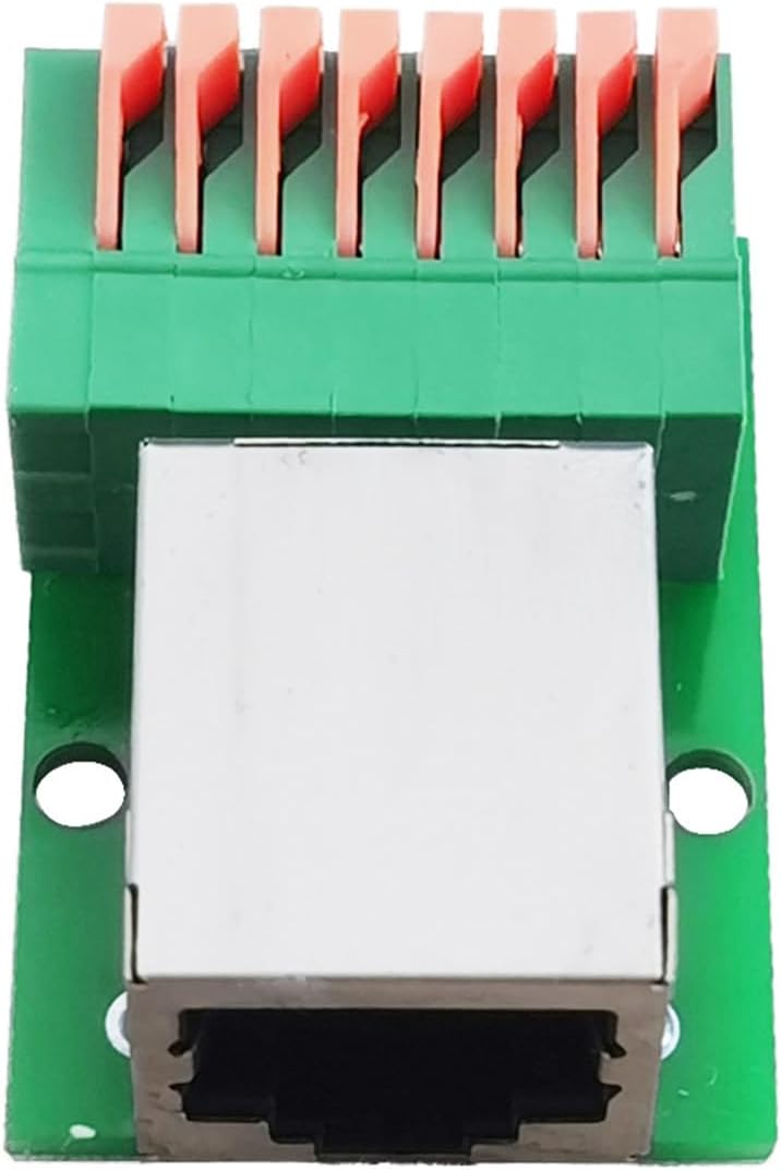 Terminal de conexión Ethernet RJ45 RJ45 8P8C hembra a 8 pines, adaptador de terminal de ruptura RJ45, tipo de prensa rápida RJ45, conector de