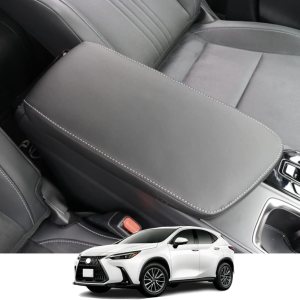 Kakash Accesorios interiores personalizados para Lexus NX 250 NX 350 NX 350h NX 450h+ 2022 2023 cubierta de reposabrazos de cuero para consola Kakash Accesorios interiores personalizados para Lexus NX 250 NX 350 NX 350h NX 450h+ 2022 2023 cubierta de reposabrazos de cuero para consola