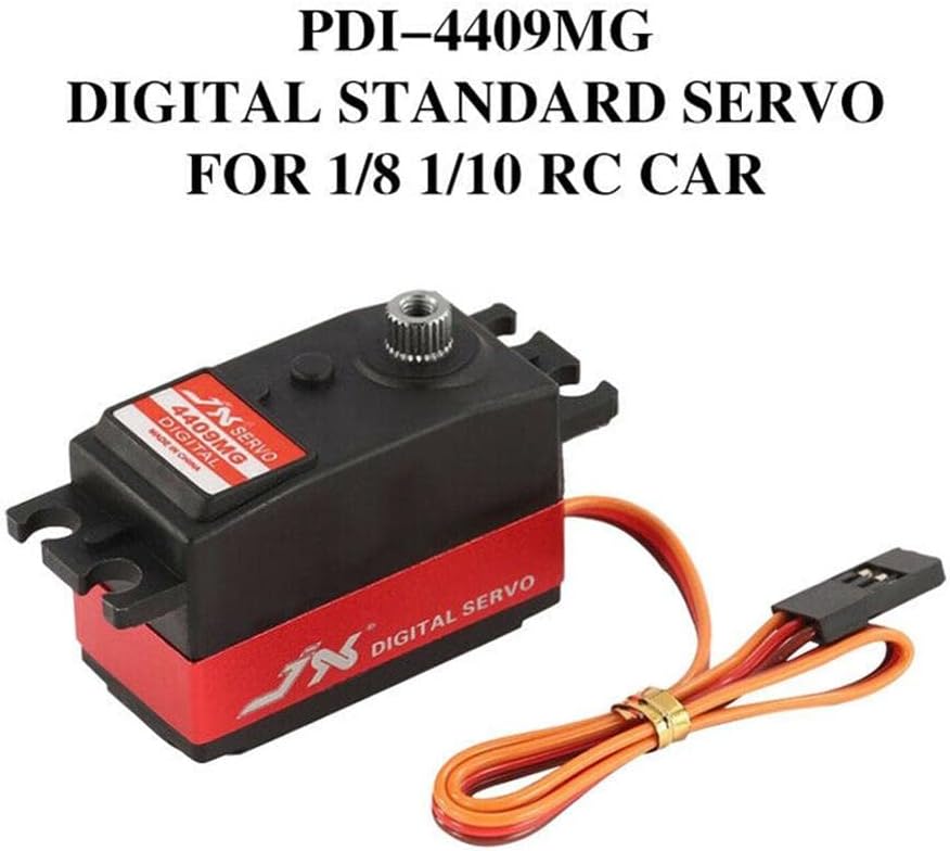 WANSUPYIN New 18 110 RC Car High Voltage Torque PDI-4409MG 25T Metal Gear Digital Servo Set with Arm DIY Parts