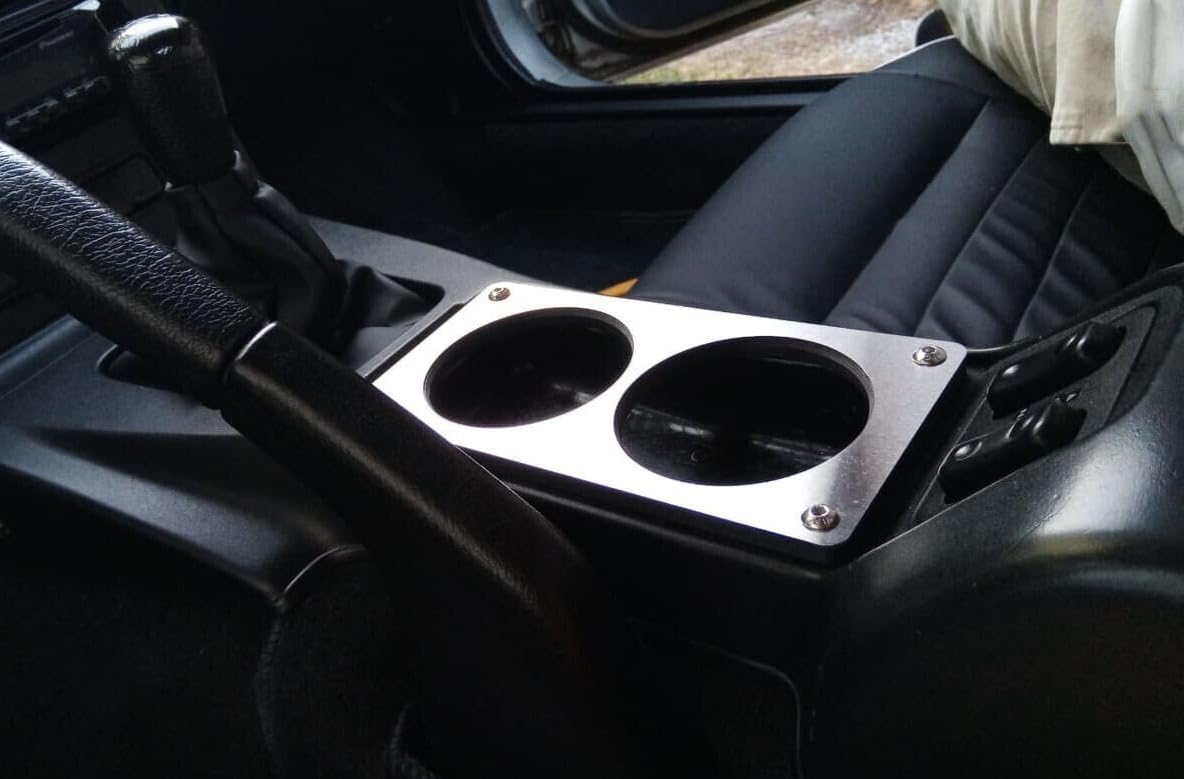 Soporte de taza de consola central de acero inoxidable Bandeja de cenizas Eliminar para Mazda MX-5 Miata MK1 1989-1997