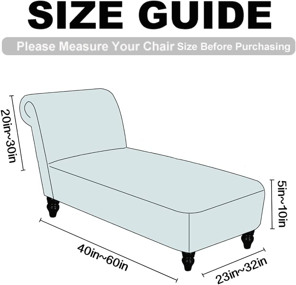 Funda elástica de terciopelo gris para tumbona sin brazos, funda para sofá reclinable, funda para muebles (gris)