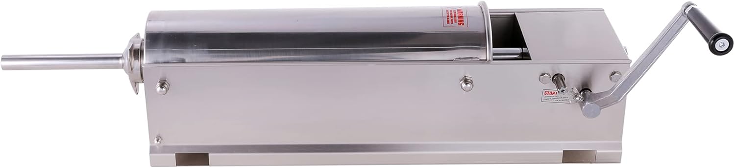 Fabricante de salchichas de acero inoxidable, embutido horizontal (15 lb7 l)