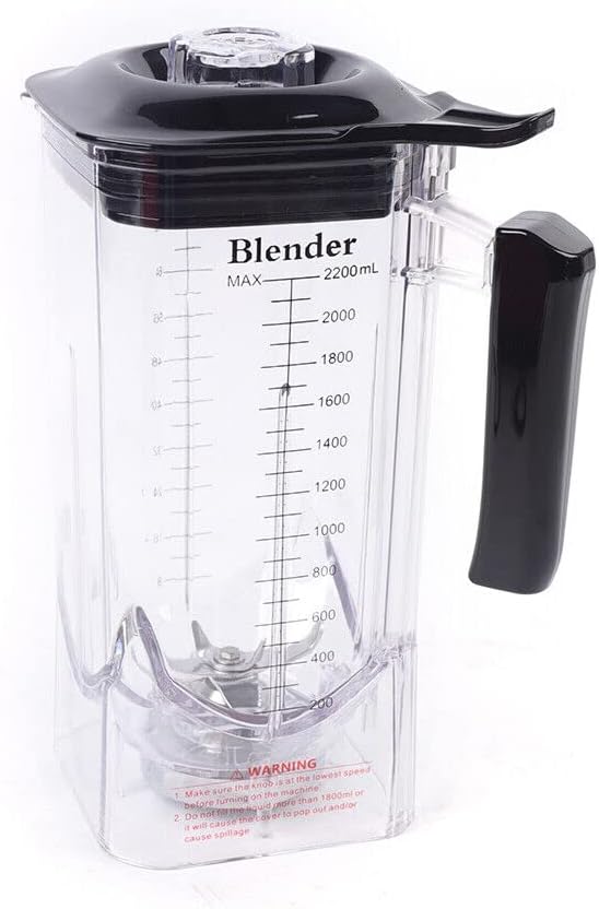 Licuadora profesional, licuadora de encimera, licuadora para cocina, máxima 2200 W, licuadora doméstica y comercial con temporizador, licuadora de