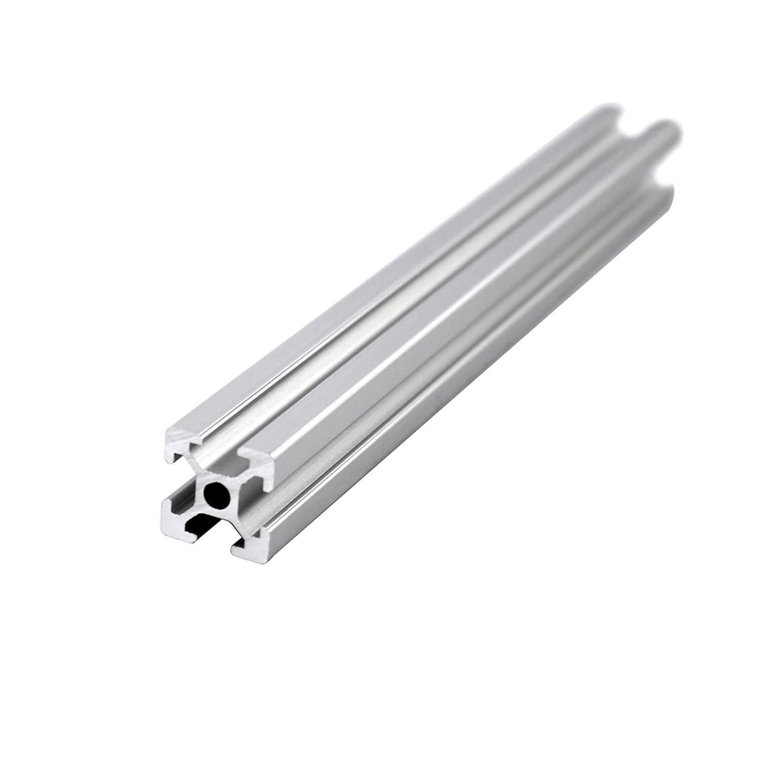 Extrusión de aluminio anodizado estándar europeo, ranura en T de 23.622in, extrusión de perfil de aluminio anodizado estándar europeo para piezas de