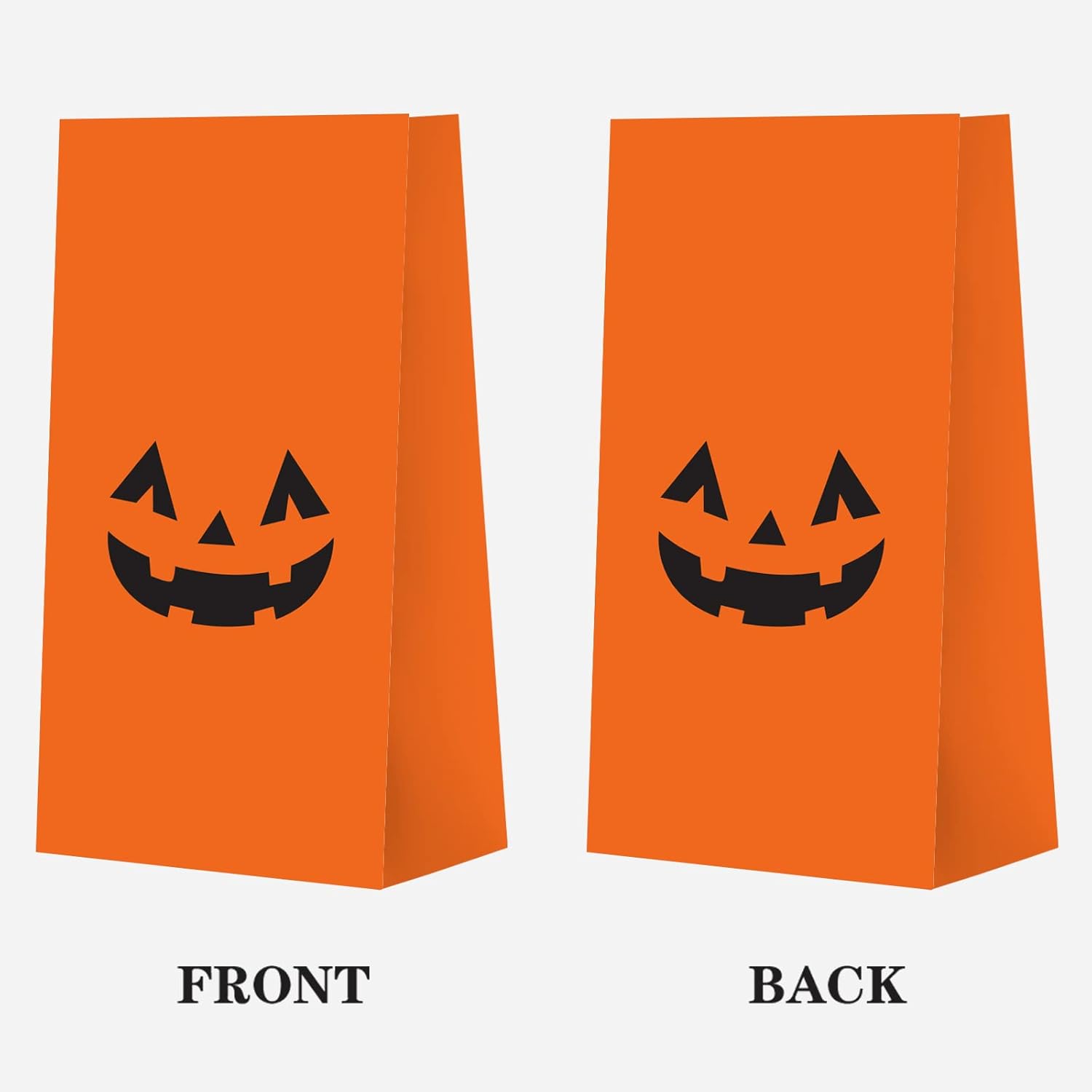 KERINGO 30 bolsas de regalo de calabaza de Halloween para decoración de calabaza, bolsa de regalo de golosinas, bolsas de regalo de dulces para