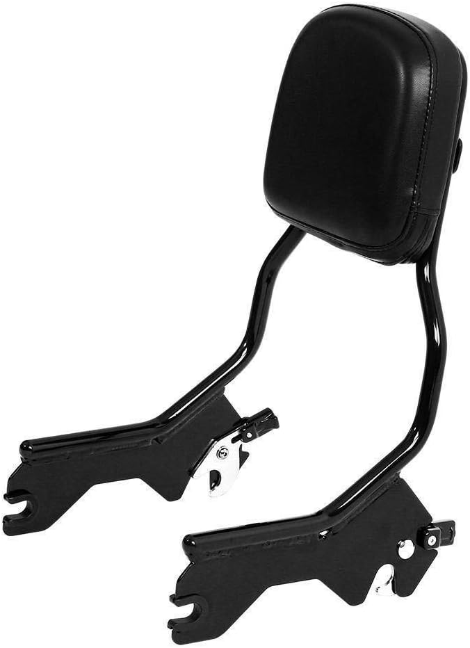TCMT Respaldo vertical de barra Sissy estándar con kit de accesorios de acoplamiento para Harley Heritage Classic FLHC Street Bob FXBB 2018-2023