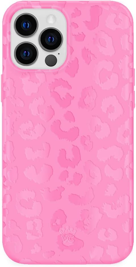 Velvet Caviar Funda diseñada para iPhone 13 Pro, probada en caídas de 8 pies, compatible con MagSafe, bonita funda protectora de guepardo para