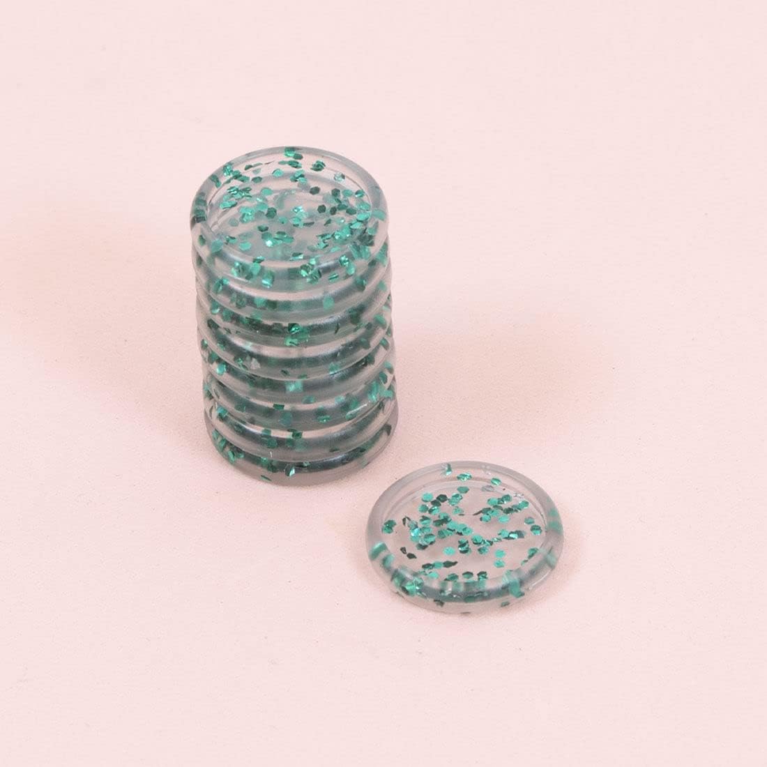 Craftelier – Anillos en forma de S de disco con purpurina de plástico para encuadernación de álbumes de recortes para planificadores, agendas,